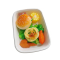 TakeAway 8InChx6inch Food Bagasse Food Container с крышкой